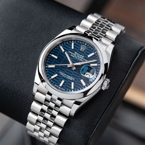 rolex datejust blue dial jubilee replica|rolex datejust 36mm blue.